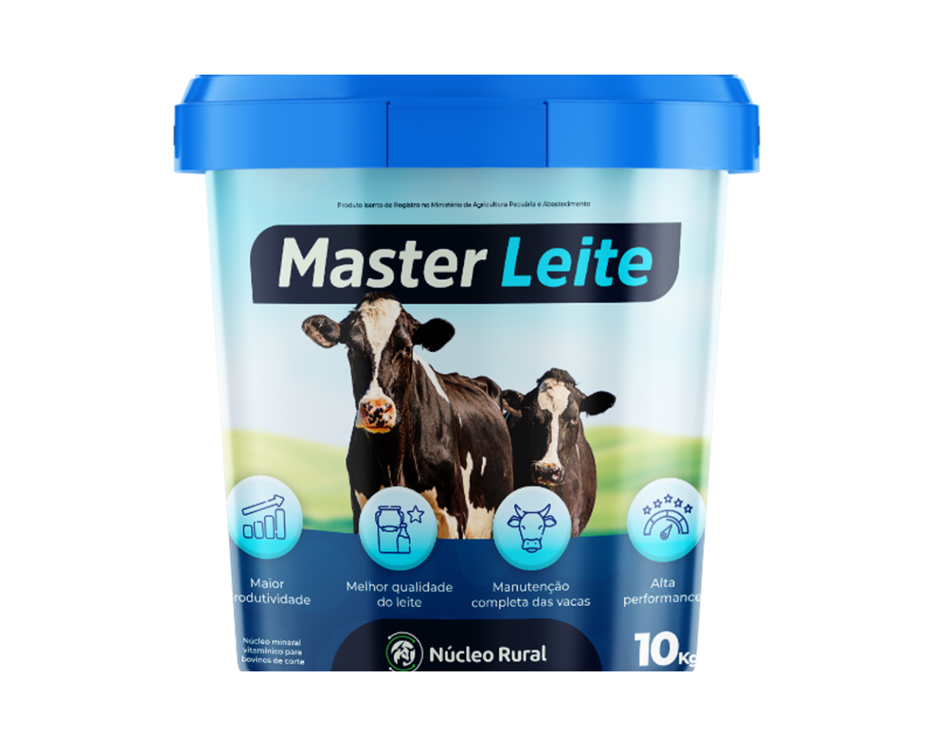 Aumente a produção de leite com Master Leite da Núcleo Rural