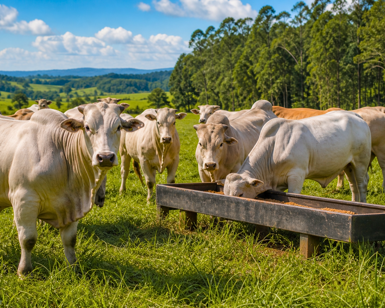 Gado de corte a pasto com suplementação estratégica usando Master Engorda da Núcleo Rural